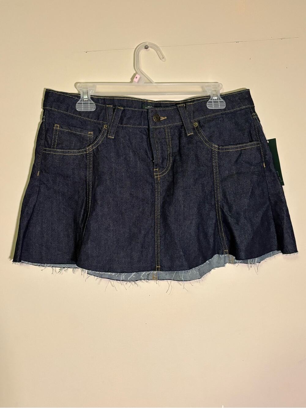 Wild Fable Women's Game Day Denim Flare Mini Skirt